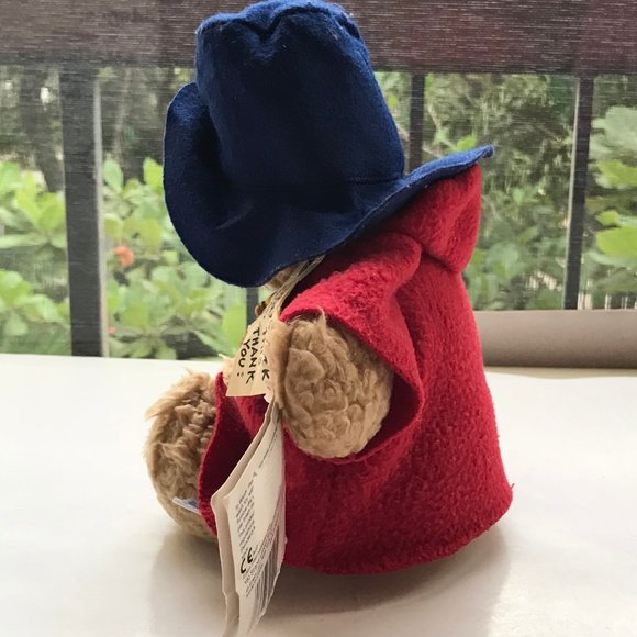 Eden Paddington Bear Plush Teddy Stuffed Animal Darkest Peru to London Red Blue - Picture 5 of 14
